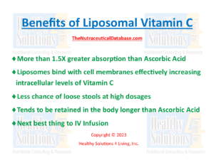 Advantages of Liposomal Vitamin C